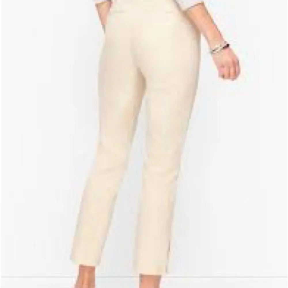 Talbots Tan Perfect Cropped Pants